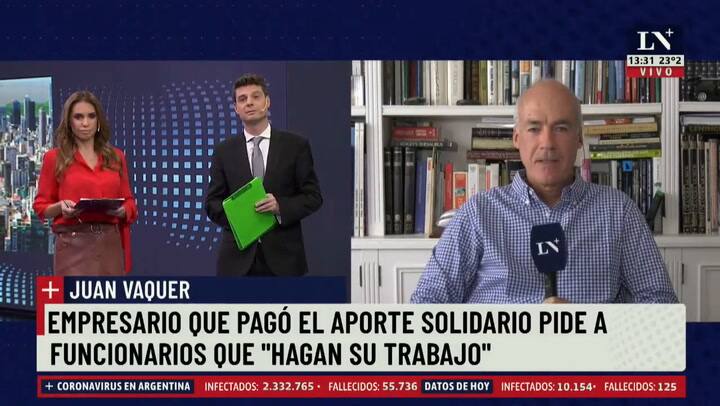 Juan Vaquer: “Pagar el aporte solidario da autoridad moral para exigir”