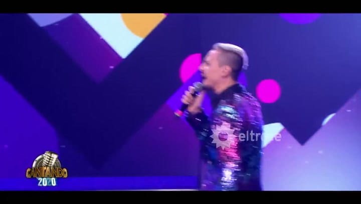 Cantando 2020. Rodrigo Tapari cantó junto a su coach 'Fuiste' - Fuente: eltrece