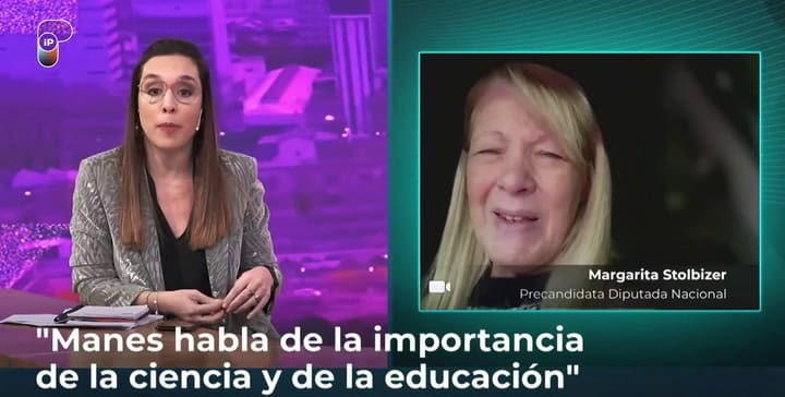 Las declaraciones de Margarita Stolbizer sobre la lista de Manes en la provincia - Fuente: Canal IP