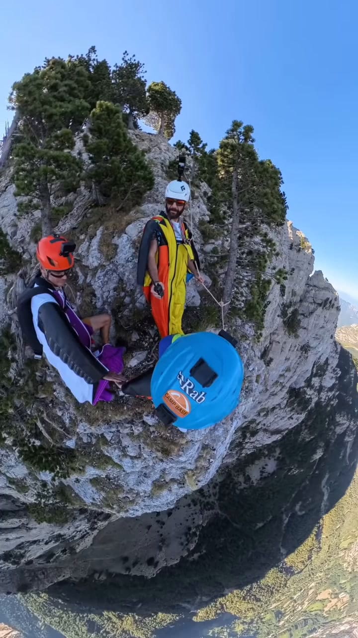 Marta Jiménez practicando salto base