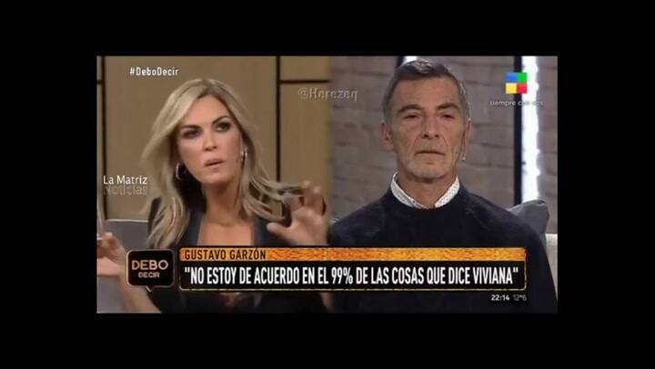 Gustavo Garzón y Viviana Canosa se cruzaron en una discusión política - Fuente: América TV