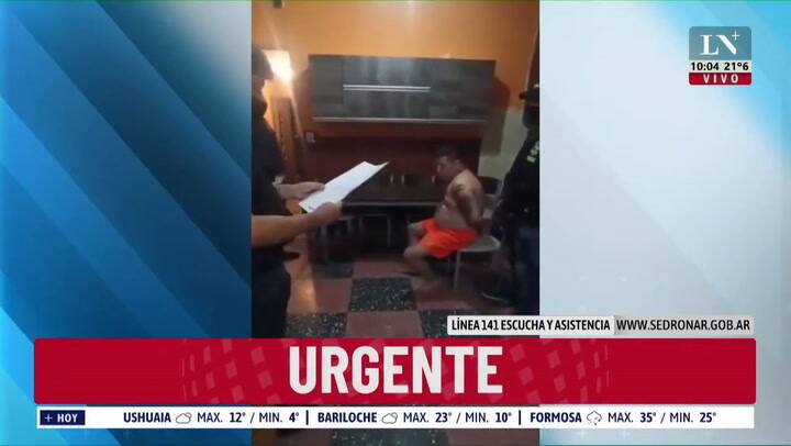 Así fue el momento de la detención de “El Paisa”, el sospechoso de adulterar la cocaína