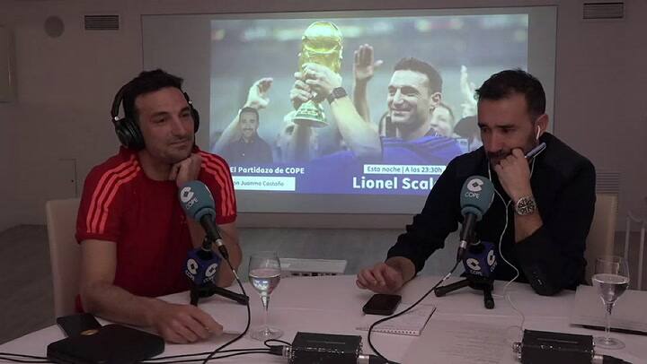 Entrevista a Scaloni en El Partidazo