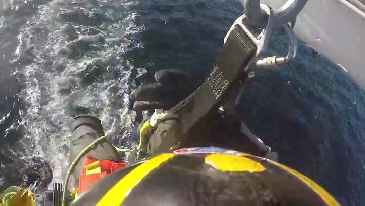 Prefectura rescató a un tripulante de un pesquero