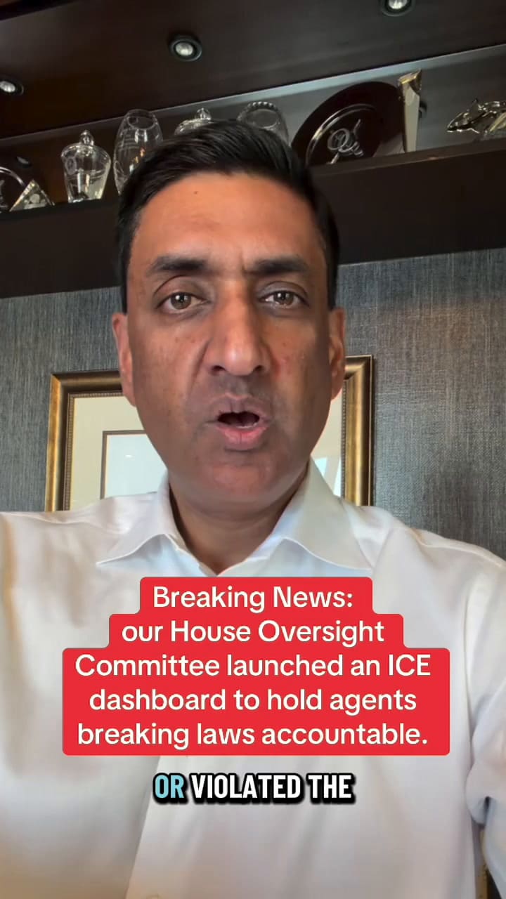 Ro Khanna se refirió sobre el ICE y justificó su posible abolición