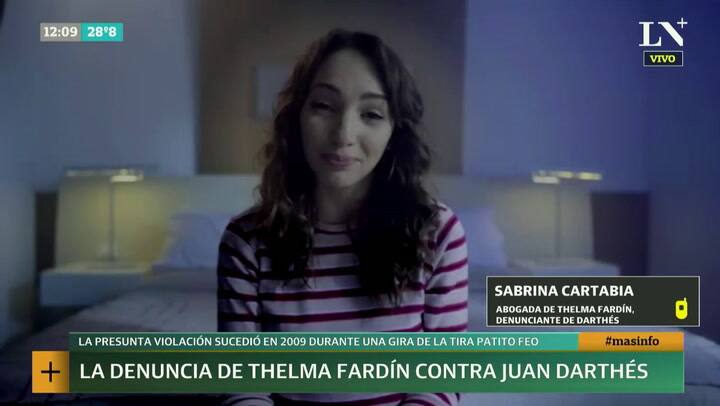 La abogada de Thelma Fardín habló de la denuncia por violación