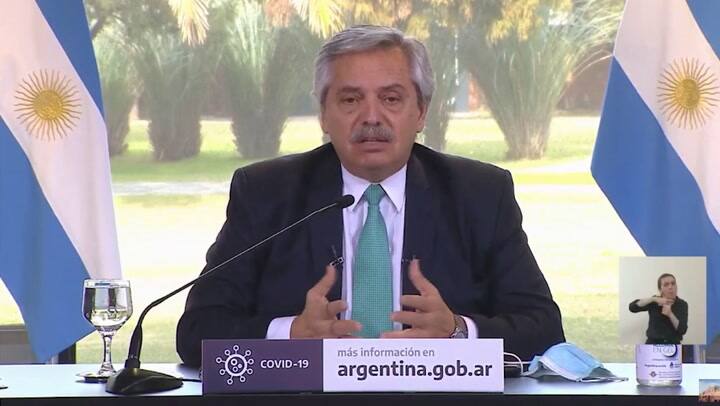 Alberto Fernández: 'Hasta el 16 de agosto vamos a mantener las cosas como están hoy'