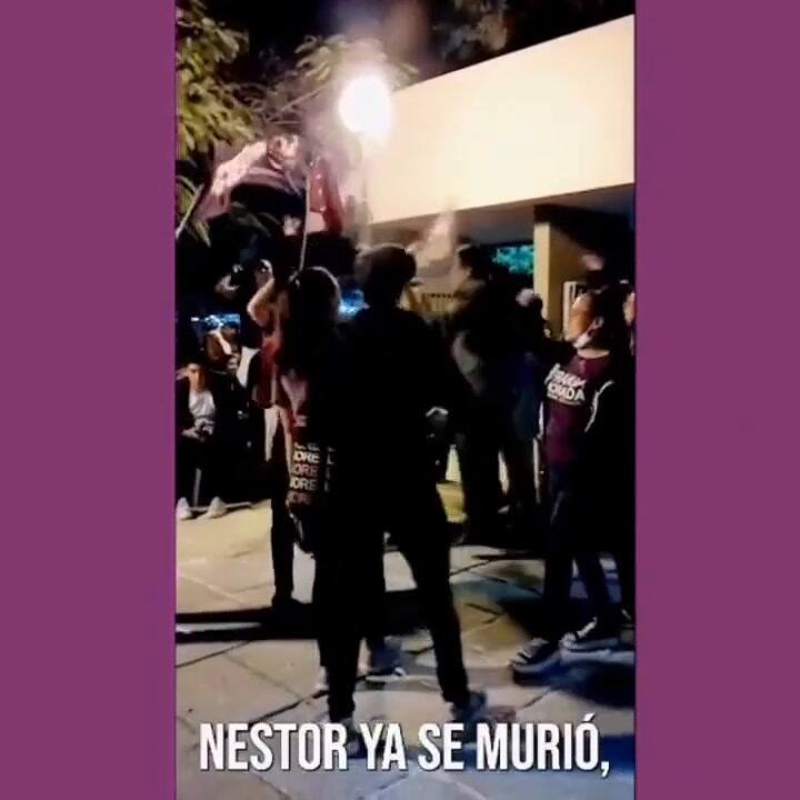 Franja Morada cantó contra Cristina Kirchner en la UNNE