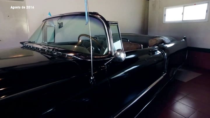 El Cadillac descapotable que compró el ex presidente Perón en 1955