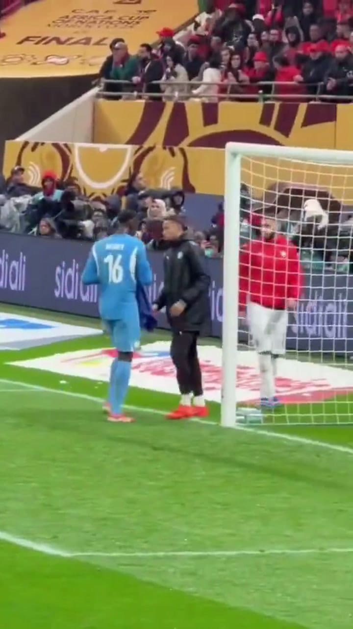 La pelea por la toalla en la final de la Copa Africana de Naciones