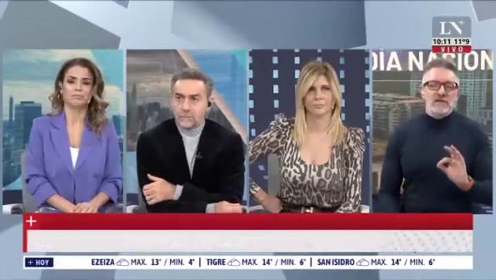 La indignación de Luis Novaresio después de que Sergio Massa relacionara a Larreta con la muerte de Favaloro