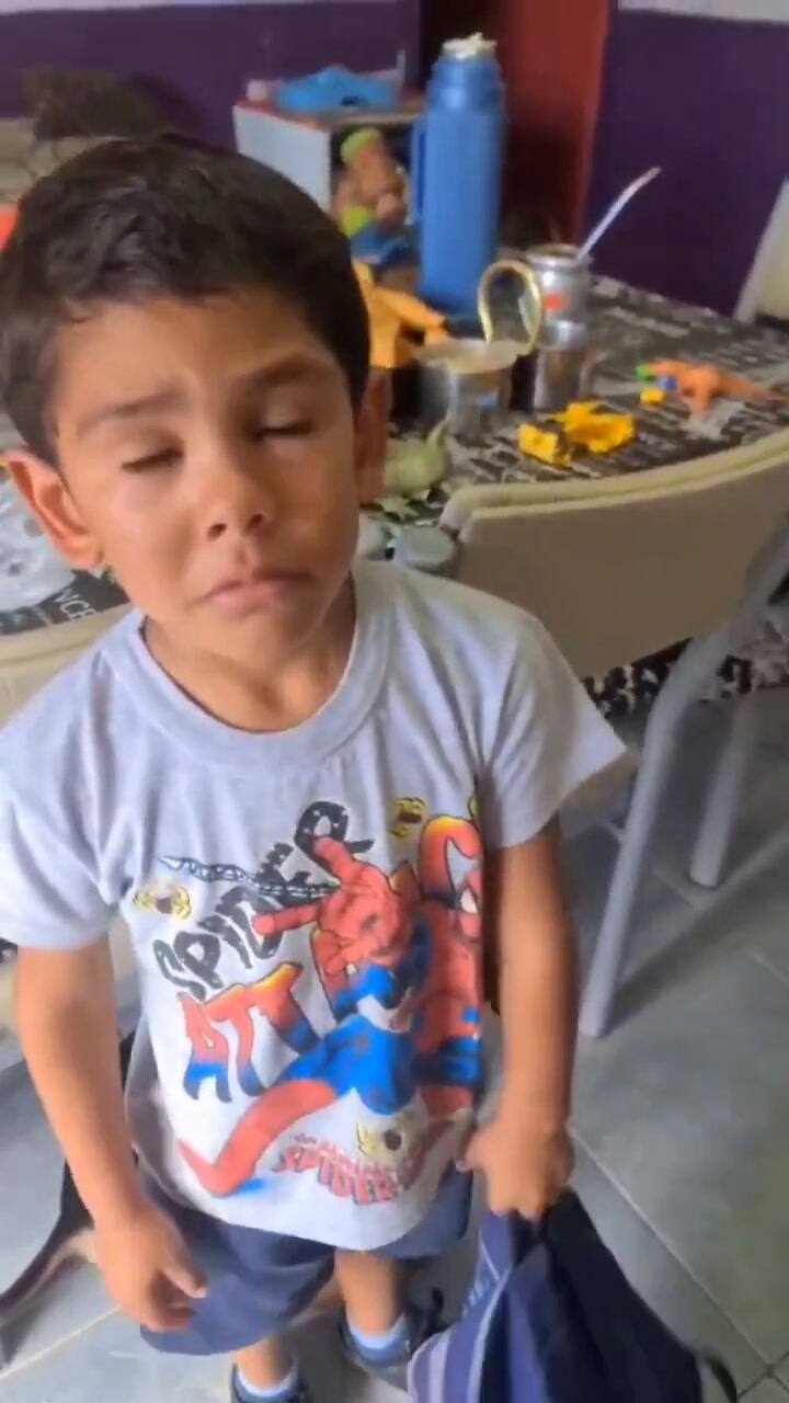 La negativa del niño a regresar a su casa