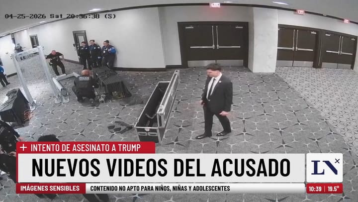 Novos vídeos do acusado