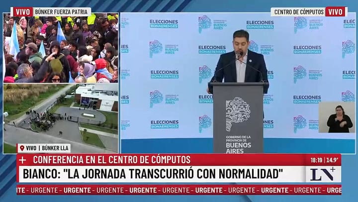 Carlos Bianco: “La jornada transcurrió con normalidad”