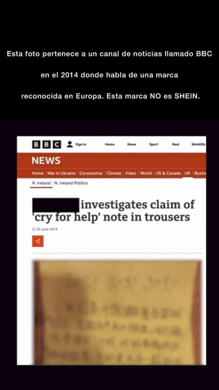 Shein México responde por misteriosas etiquetas: 'Ayúdame'