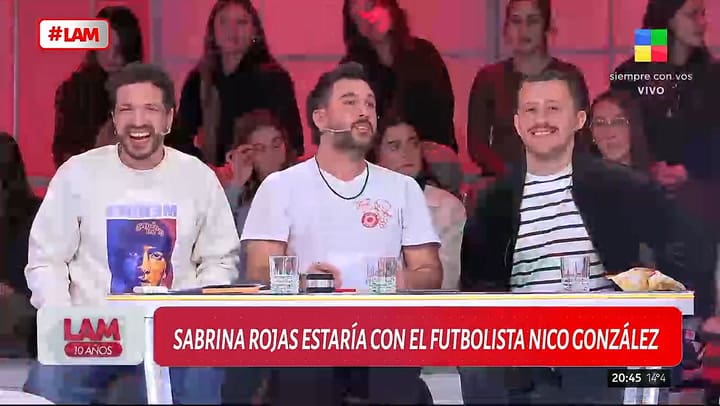 En LAM revelaron el incipiente romance entre Nicolas Gonzalez y Sabrina Rojas
