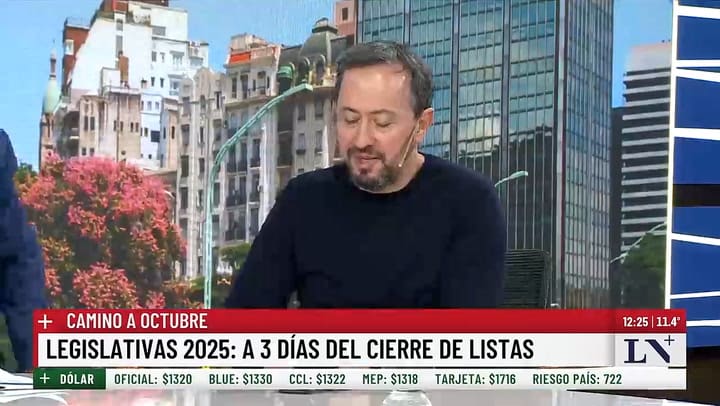 Facundo Nejamkis, analista politico en LN+