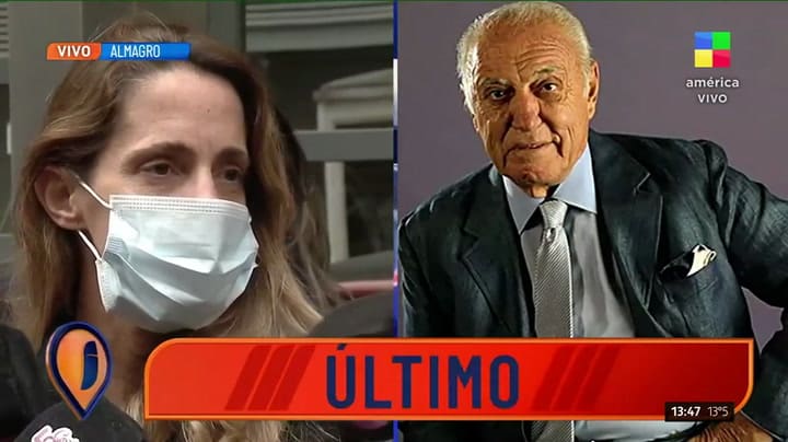 No lo puedo creer': la palabra de Antonella, la hija de Cacho Fontana tras la muerte del locutor