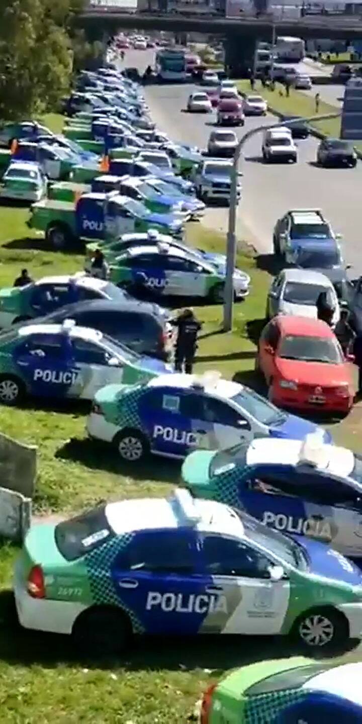 Protesta de la policia bonaerense