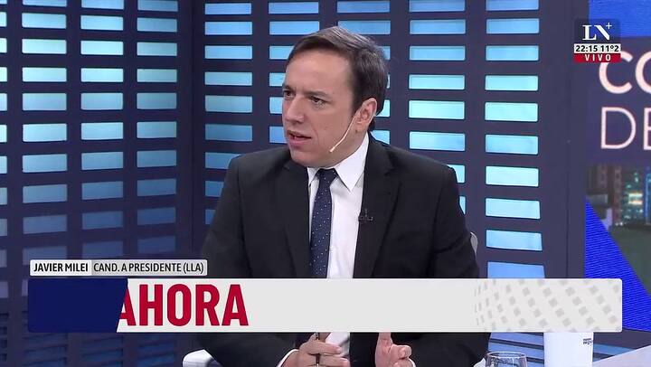 Javier Milei explicó por qué Juntos por el Cambio propone una “dolarización sangrienta”
