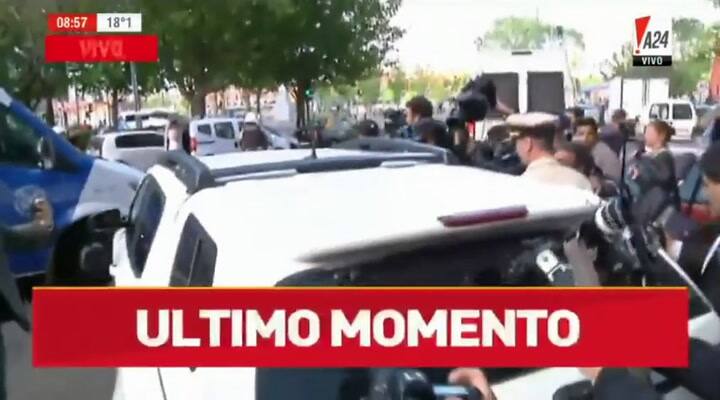 Así trasladaban a Amado Boudou luego de su detención por la causa de enriquecimiento ilícito