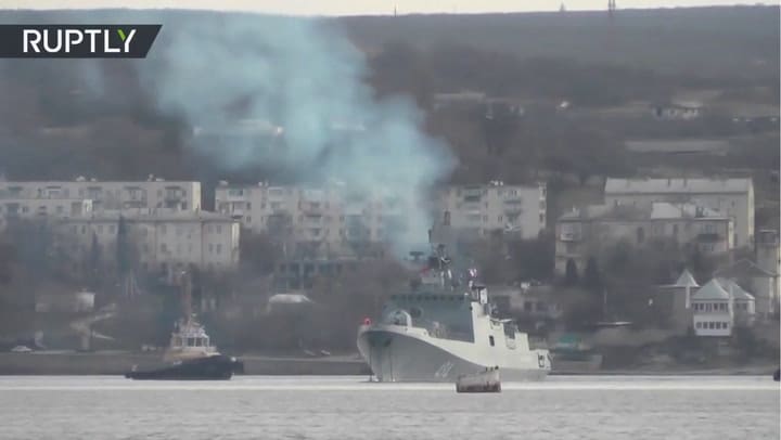 Conocé a la potente y ultramoderna fragata que envió Rusia a Siria tras el bombardeo de los EEUU