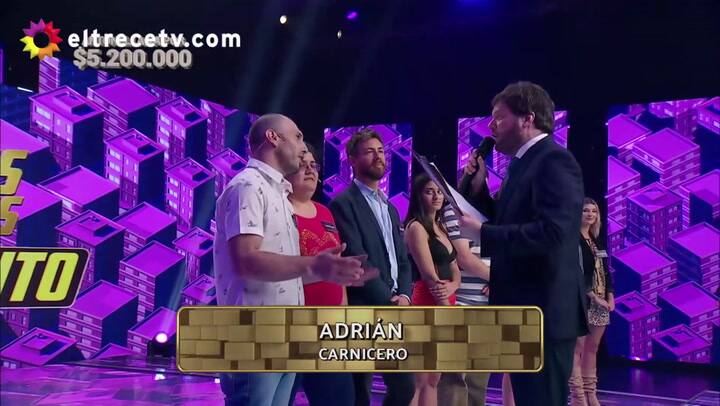 Adrián contó su situación laboral en Los 8 escalones