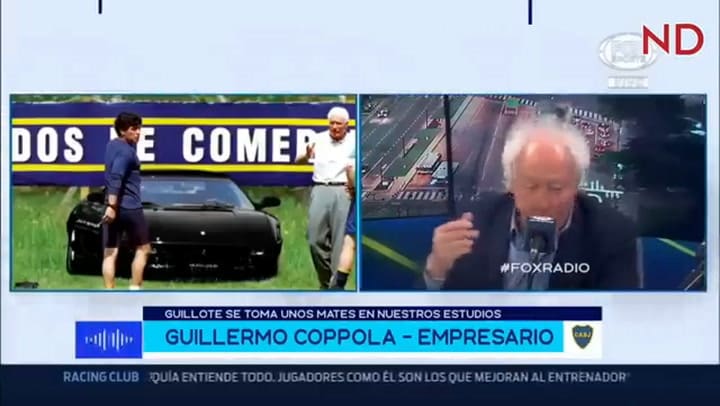Guillermo Coppola relata cómo le consiguió la Ferrari negra a Diego Maradona