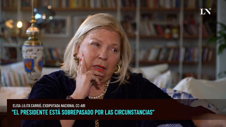 HDOC - LILITA CARRIO 'El Presidente esta sobrepasado por las circunstancias'