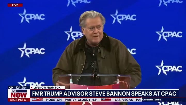 El saludo nazi de Steve Bannon en la CPAC