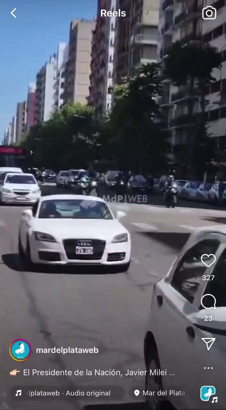 Fuerte operativo policial para la llegada de Javier Milei