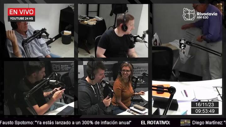 Marcelo Longobardi mostró su habilidad con el planchado