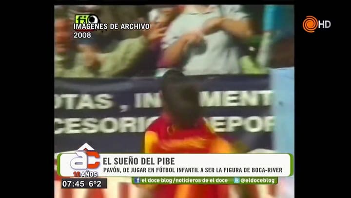 El día que Cristian Pavón, con 12 años, se comparó con Lionel Messi - Fuente: El Doce