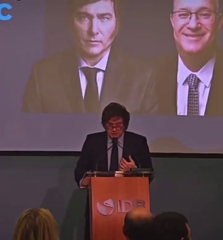 La insólita interrupción del discurso de Javier Milei en el BID y la respuesta presidencial