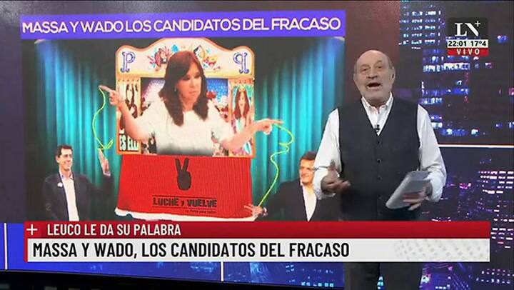 Massa y Wado, los candidatos del fracaso. Leuco le da su palabra.