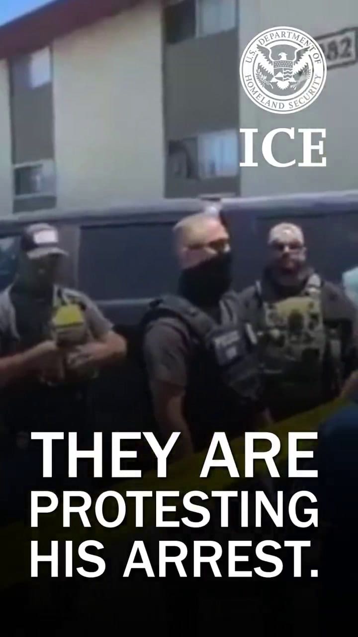 Agentes del ICE detuvieron a un ciudadano de Guatemala y se produjo un ataque contra oficiales (X/@ICEespanol)