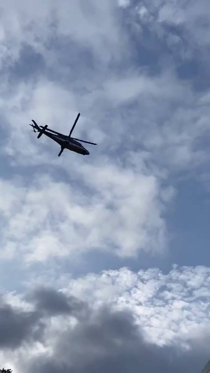 Se estrelló un helicóptero que llevaba un corazón para un trasplante - Fuente: Twitter