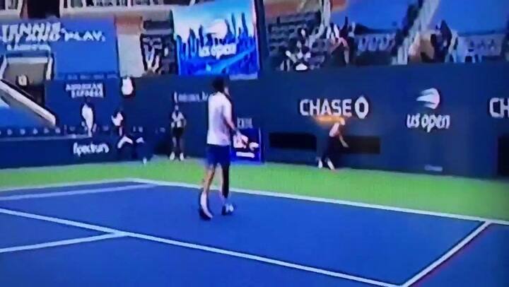 El pelotazo de Djokovic