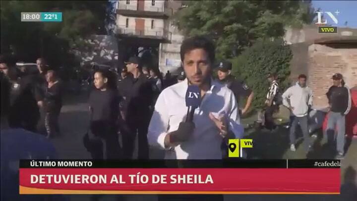 Incidentes de vecinos en el lugar que fue hallado el cuerpo de Sheila
