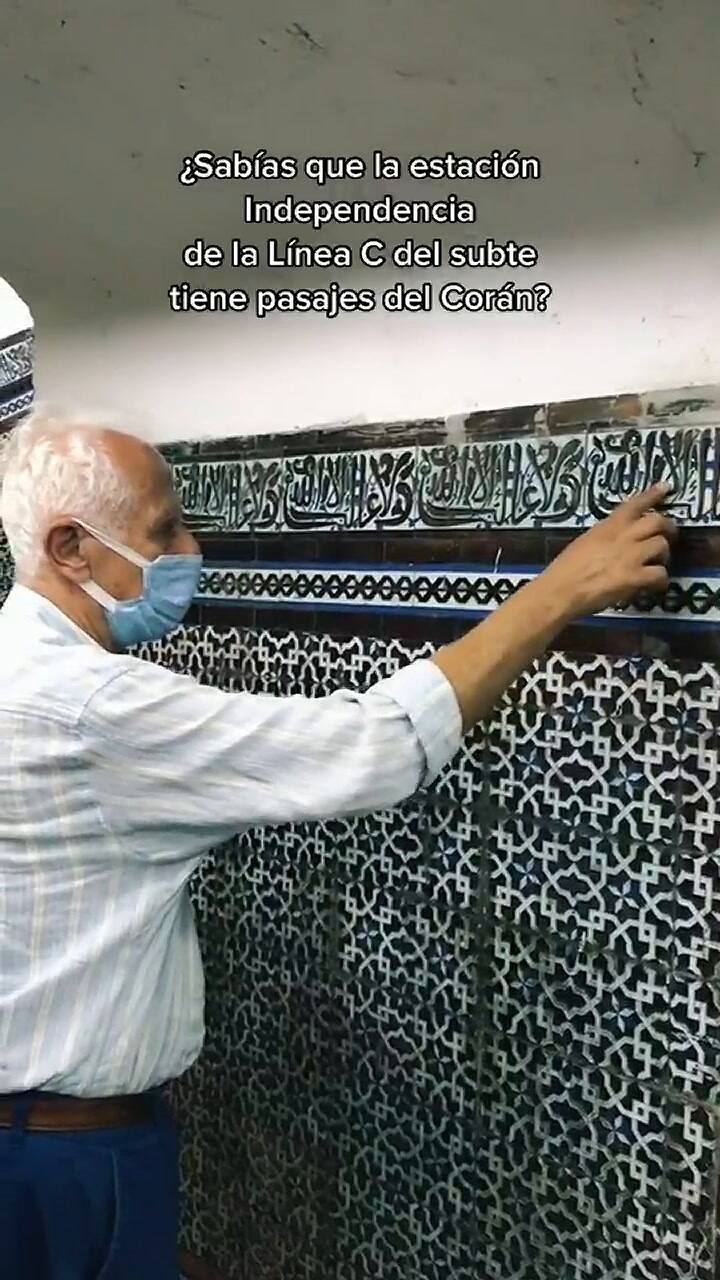 El video de TikTok sobre el fragmento del Corán en el subte
