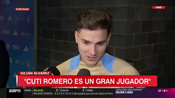 Julián Álvarez sobre su futuro en el Manchester City