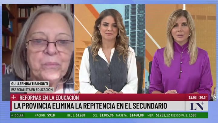Pba Elimina La Repitencia El Análisis De Guillermina Tiramonti, Especialista En Educación