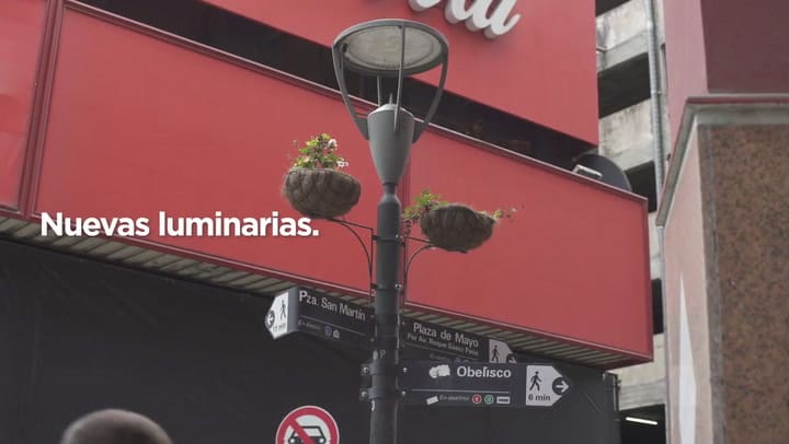 Cómo va a quedar la avenida Corrientes peatonal - Fuente: Prensa GCBA