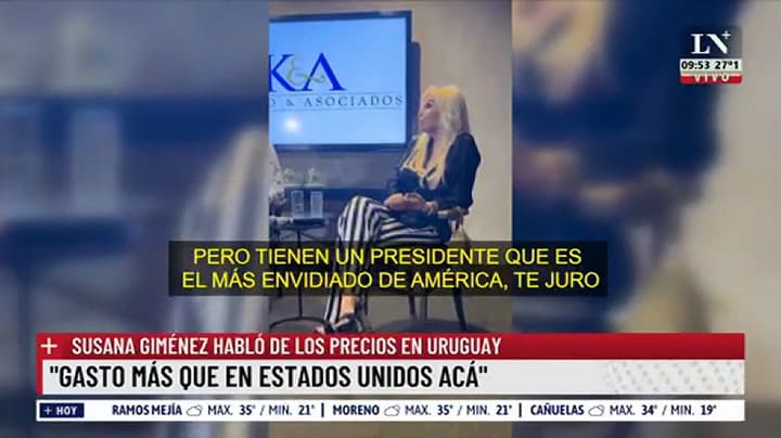 Susana Giménez y 'La Mary'