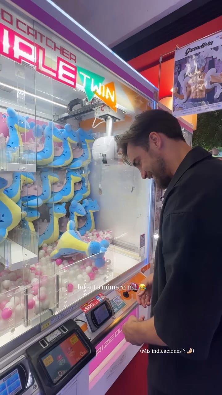 Carolina Calvagni filmó cómo Tagliafico intentó sacar un peluche