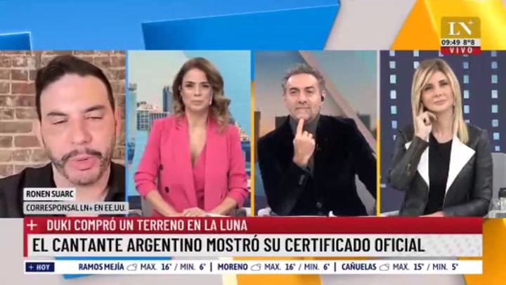 El Duki compró una parte de la Luna