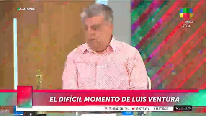 Luis Ventura se quebro al hablar del mal momento de salud de su hijo Antonito