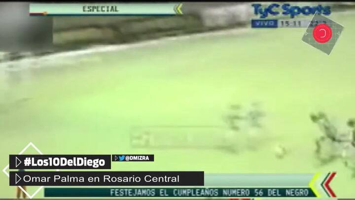 Omar Palma Y Sus 10 Goles En Rosario Central