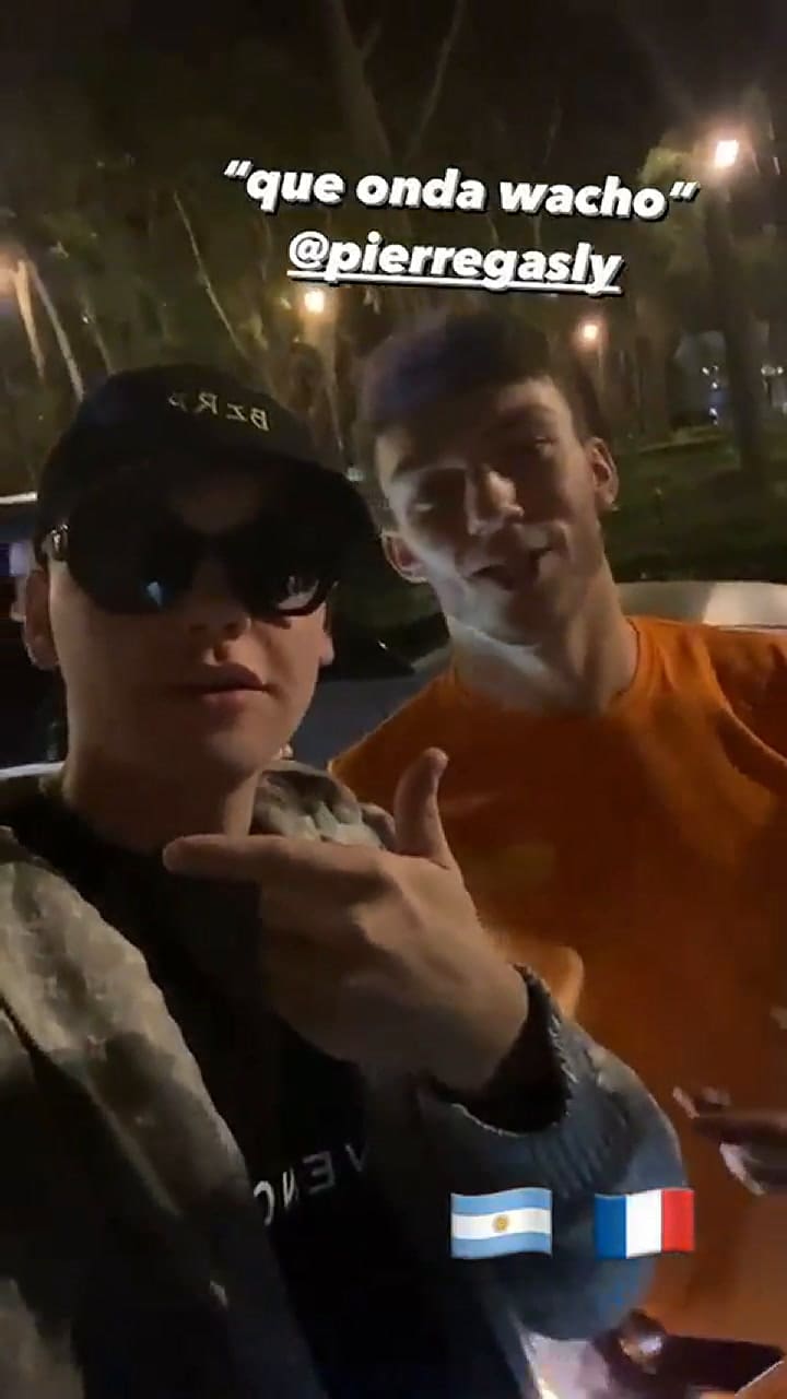 La frase de Pierre Gasly en 'argentino'