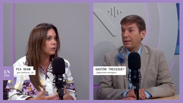 Gaston Trezeguet con Pía Shaw para LA NACION